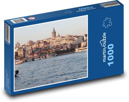 Galata - Istanbul, Turecko - Puzzle 1000 dílků, rozměr 60x46 cm