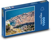 Dubrovnik - Chorvátsko, more Puzzle 1000 dielikov - 60 x 46 cm 