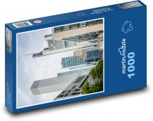 Německo - město, mrakodrapy Puzzle 1000 dílků - 60 x 46 cm