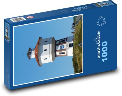 Maják - Ostfriesland, stavba - Puzzle 1000 dílků, rozměr 60x46 cm