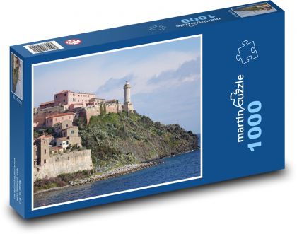 Elba - Itálie, ostrov - Puzzle 1000 dílků, rozměr 60x46 cm