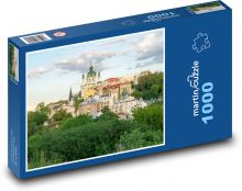 Kijów - Ukraina, miejsc. Puzzle 1000 elementów - 60x46 cm