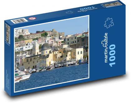 Procida - Ischia, Itálie - Puzzle 1000 dílků, rozměr 60x46 cm