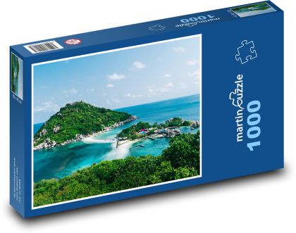 Islands - beach, sea - Puzzle 1000 pieces, size 60x46 cm 