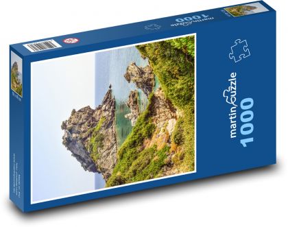 Řecko - Skopelos, moře - Puzzle 1000 dílků, rozměr 60x46 cm