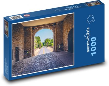 Castle - entrance, architecture - Puzzle 1000 pieces, size 60x46 cm 