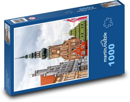 Greifswald - Německo, město  - Puzzle 1000 dílků, rozměr 60x46 cm