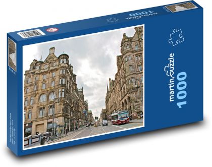 Edinburgh - skotské město - Puzzle 1000 dílků, rozměr 60x46 cm