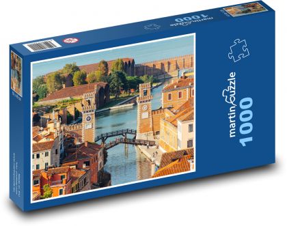 Venetian Arsenal - Benátky, Itálie - Puzzle 1000 dílků, rozměr 60x46 cm