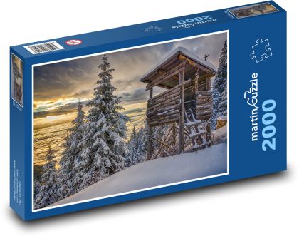 Lavanttal, Karyntia, zima - Puzzle 2000 elementów, rozmiar 90x60 cm