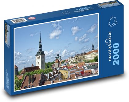 Estonsko - Tallinn - Puzzle 2000 dílků, rozměr 90x60 cm