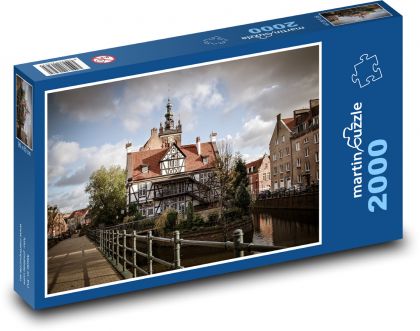 Polska - Gdańsk - Puzzle 2000 elementów, rozmiar 90x60 cm