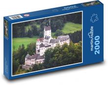 Německo - zámek Hohenaschau Puzzle 2000 dílků - 90 x 60 cm