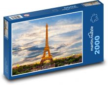 Paríž - Eiffelova veža Puzzle 2000 dielikov - 90 x 60 cm