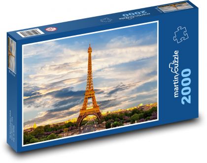 Paríž - Eiffelova veža - Puzzle 2000 dielikov, rozmer 90x60 cm 