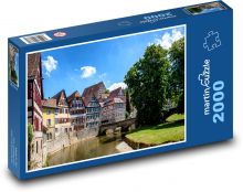 Niemcy - Fachwerkhauser Puzzle 2000 elementów - 90x60 cm