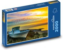 Ship on shore Puzzle 2000 pieces - 90 x 60 cm