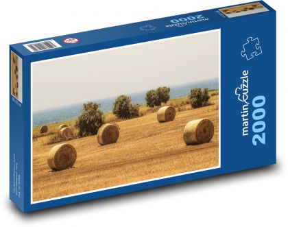 Agriculture - Hay, straw - Puzzle 2000 pieces, size 90x60 cm 