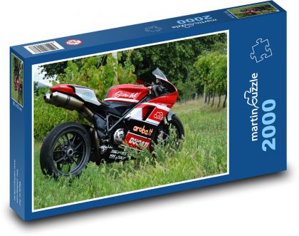 Motorka - Ducati - Puzzle 2000 dílků, rozměr 90x60 cm