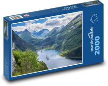 Nórsko - Fjordy Puzzle 2000 dielikov - 90 x 60 cm