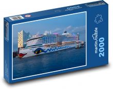 Hamburg - loď Puzzle 2000 dielikov - 90 x 60 cm