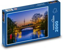 Nemecko - Hamburg Puzzle 2000 dielikov - 90 x 60 cm