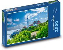 Lighthouse, coast Puzzle 2000 pieces - 90 x 60 cm