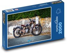 Starý motocykel Puzzle 2000 dielikov - 90 x 60 cm