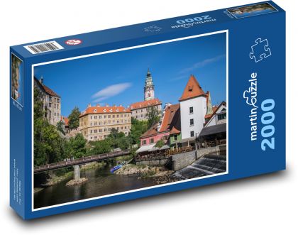 Zámek Český Krumlov - Puzzle 2000 dílků, rozměr 90x60 cm