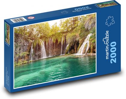 Chorwacja - Plitvice - Puzzle 2000 elementów, rozmiar 90x60 cm