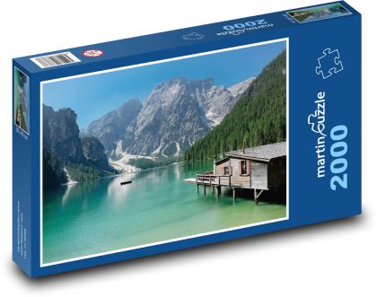 Lake - mountains, nature, water - Puzzle 2000 pieces, size 90x60 cm 