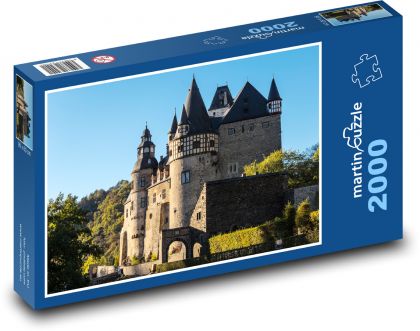 Tajomný zámok - hrad - Puzzle 2000 dielikov, rozmer 90x60 cm 