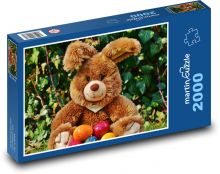 Easter bunny - colorful eggs Puzzle 2000 pieces - 90 x 60 cm