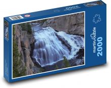 Vodopád - příroda, voda Puzzle 2000 dílků - 90 x 60 cm
