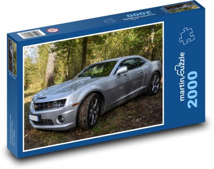 Auto - Camaro - Chevrolet - Puzzle 2000 dílků, rozměr 90x60 cm