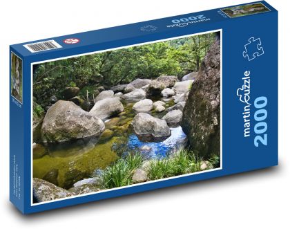 Rocks - bay, nature - Puzzle 2000 pieces, size 90x60 cm 