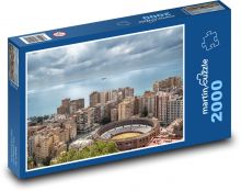 Miasto Malaga - Hiszpania, arena walki byków Puzzle 2000 elementów - 90x60 cm