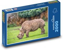 Nosorožec - divoký savec, zvíře Puzzle 2000 dílků - 90 x 60 cm