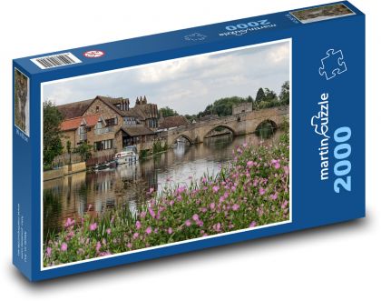 Cambridgeshire River - Puzzle 2000 pieces, size 90x60 cm 