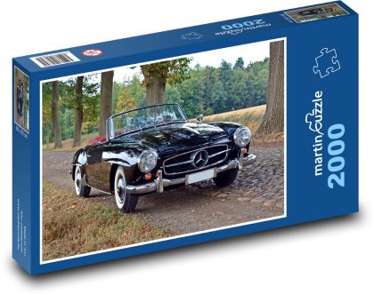 Auto - veterán, Mercedes 300 Sl - Puzzle 2000 dielikov, rozmer 90x60 cm 