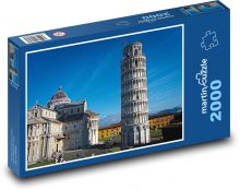 Itálie - Pisa, šikmá věž Puzzle 2000 dílků - 90 x 60 cm