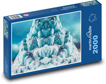 Ice mountain - snow, winter - Puzzle 2000 pieces, size 90x60 cm 