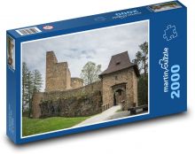 Velhartice - twierdza, średniowieczny zamek Puzzle 2000 elementów - 90x60 cm