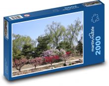 Flowering park - flowers, plants Puzzle 2000 pieces - 90 x 60 cm