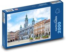 České Budějovice - náměstí, Česká republika Puzzle 2000 dílků - 90 x 60 cm