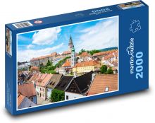 Český Krumlov - Česká republika, město Puzzle 2000 dílků - 90 x 60 cm