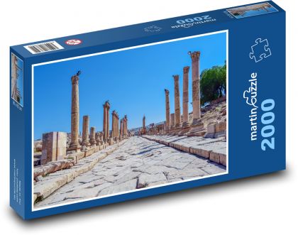 Pillars - stone, colonnade - Puzzle 2000 pieces, size 90x60 cm 