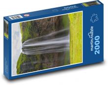 Waterfall - nature, Iceland Puzzle 2000 pieces - 90 x 60 cm