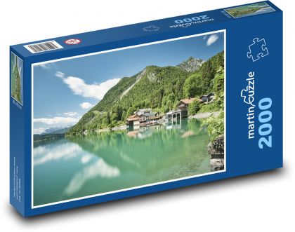 Lake - trees, nature - Puzzle 2000 pieces, size 90x60 cm 