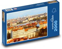 Praha - mesto, záhrada Puzzle 2000 dielikov - 90 x 60 cm